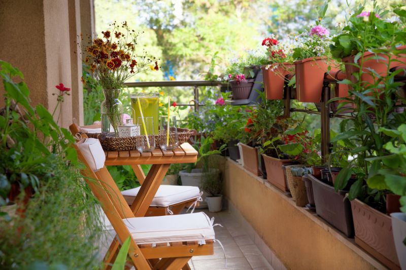 Heavy patio furniture for outlet windy balcony